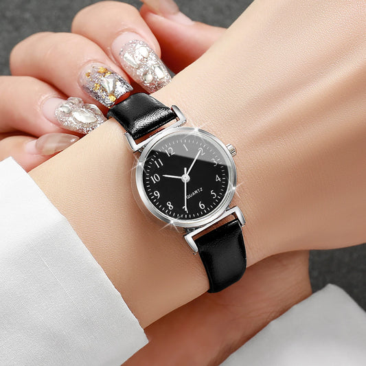 Fashion Small Dial Women Watches Simple Leather Band Analog Quartz Wristwatch for Ladies Clock Reloj Mujer(Without Box)