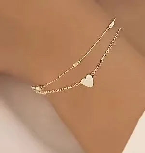 Chic Imitation Pearl Heart Jewelry