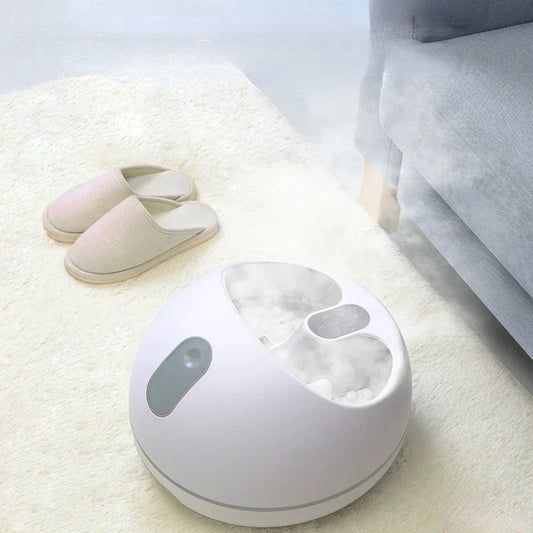 Ultrasonic Steam Basin Portable Design Fumigation Massage Foot Bath Innovative Thermal Cover Foot Spa Mom's Gift Foot Massagers