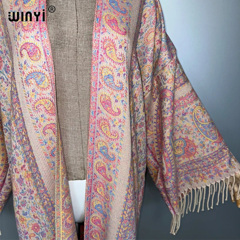 WINYI abaya muslim luxury Open Front party dress