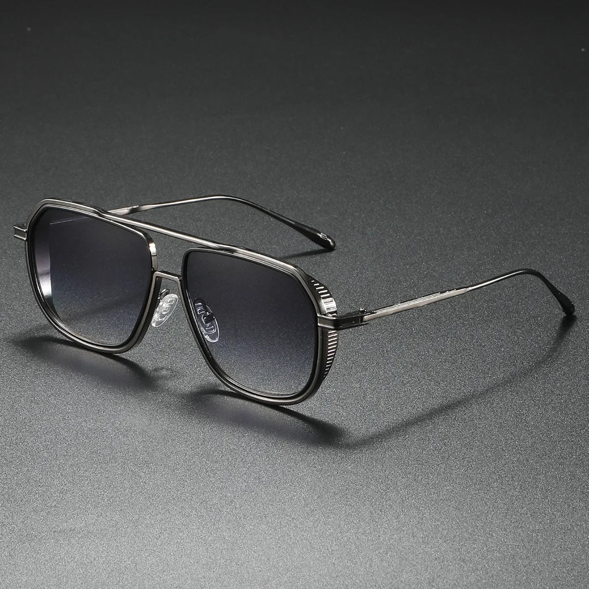 Ins Popular Unisex Pilot Frame Casual Gradient Trendy Sunglasses For Men Outdoor Driving Fishing Vacation Accessories
