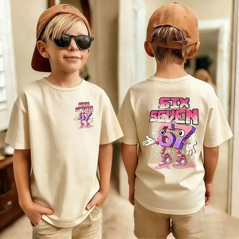t T-Shirt Boy/Girl Summer Short Sleeved Kids Tshirt Top Fan Gifts