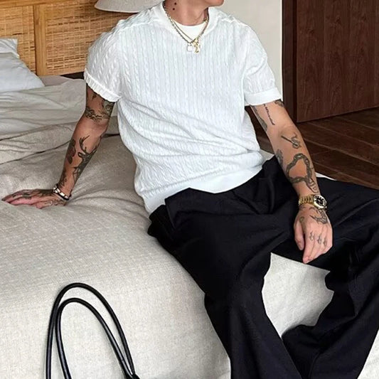 Old Money Classic Mens Slim Knit