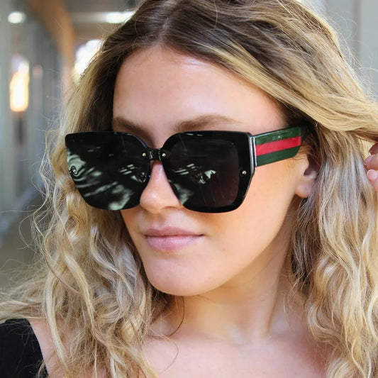 Polygonal Mix Color Sunglasses Irregular 2024 New Women Sunglasses Retro Fashion Concave Shape Girls Eyewear Luxury Designer