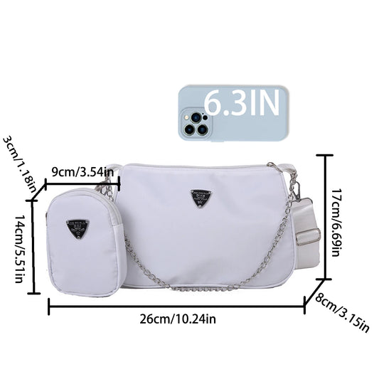 Nylon Crossbody Bag – Casual & Portable