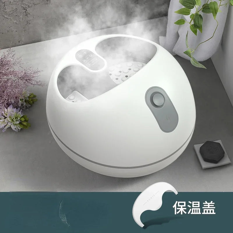 Ultrasonic Steam Basin Portable Design Fumigation Massage Foot Bath Innovative Thermal Cover Foot Spa Mom's Gift Foot Massagers