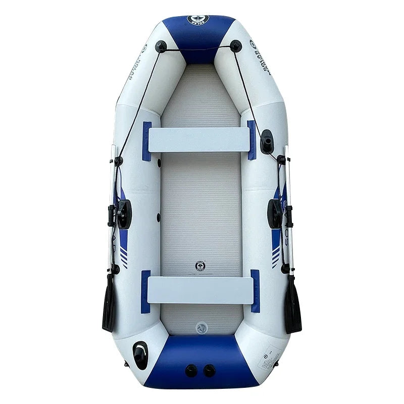 2.6M Thick Inflatable Boat 3 or 4 Person PVC Material Kayak Air Floor Fishing Boat For Outdoor Water Entertainment