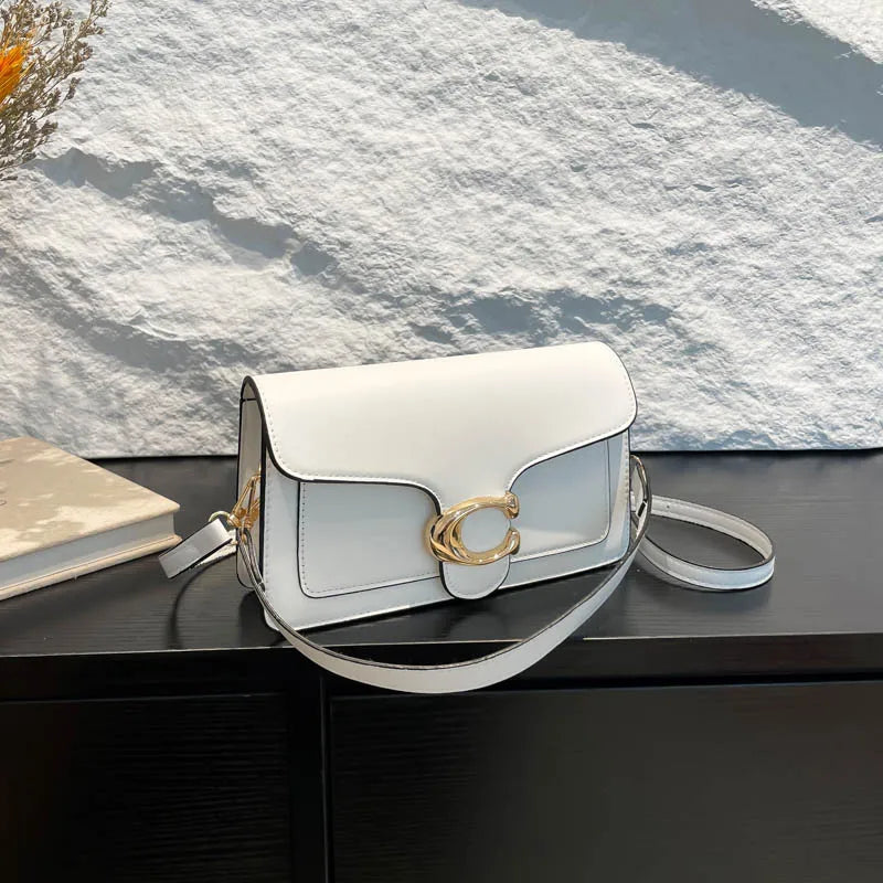 Sac femme à motif hirondelle, sac sous-bras uni tendance, sac à main rétro minimaliste, bandoulière et sac croisé polyvalent