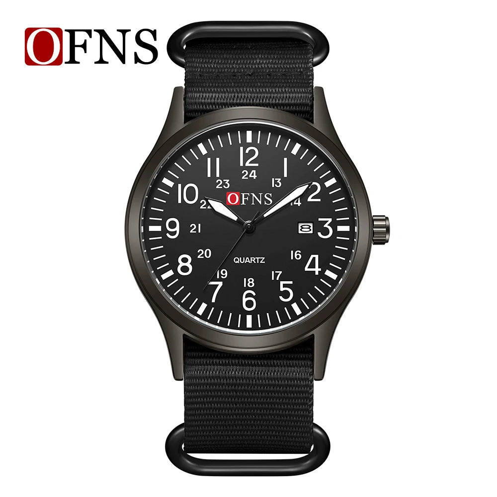 Fashion OFNS7200 Leisure Student Quartz Watch Waterproof Calendar Night Light Women's Watch 2026