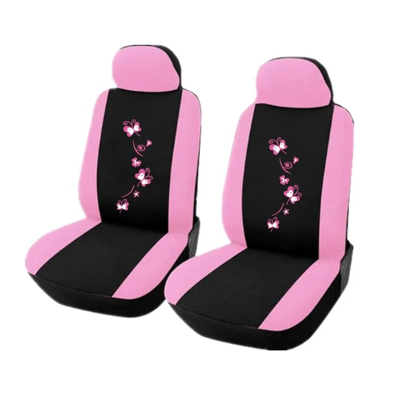 Universal Car covers Car Seat Protect for Men Women Car Seat Covers Butterfly Embroidery Fit Most Car Seats Styling