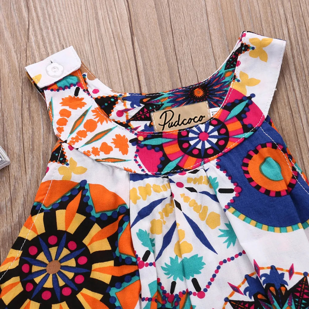 Baby Kids Sleeveless Dress Princess in found today