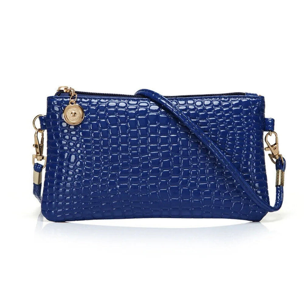 Durable PU Leather Crossbody Bag Versatile Large Capacity Handbag Casual Messenger Bags Women