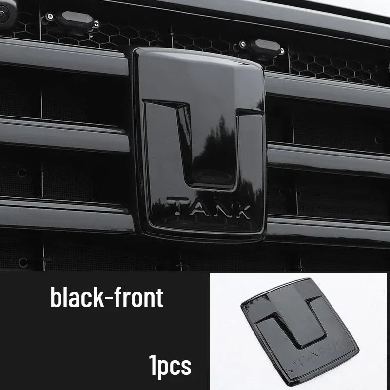 For TANK 300 Emblem Front Steering Wheel Car Wheel Sticker Badge Decals Trim Styling Accessories for Great Wall GWM WEY TANK 300