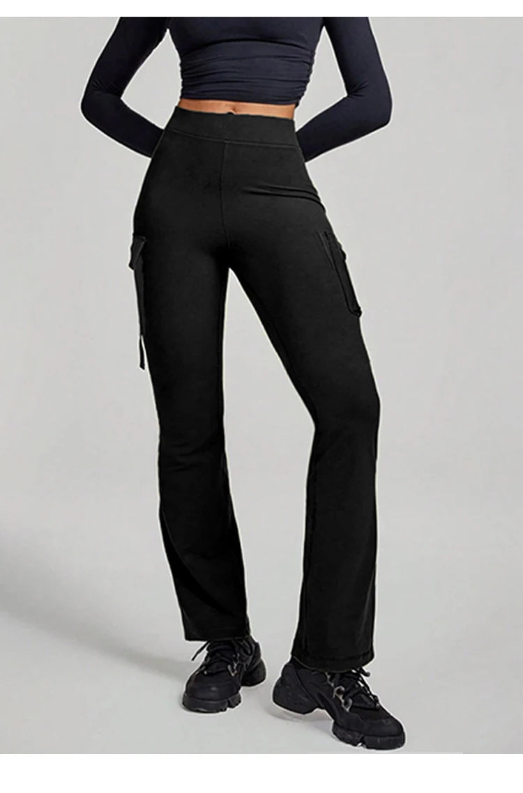 High Elasticity non-denim Printed Leggings Women's High Waist Slim Leggings Gym Trainning wide leg Fashion leggings casual wear