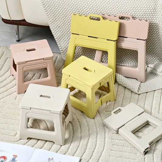 Folding Step Stool Lightweight Plastic Step Stool Foldable Step Stools