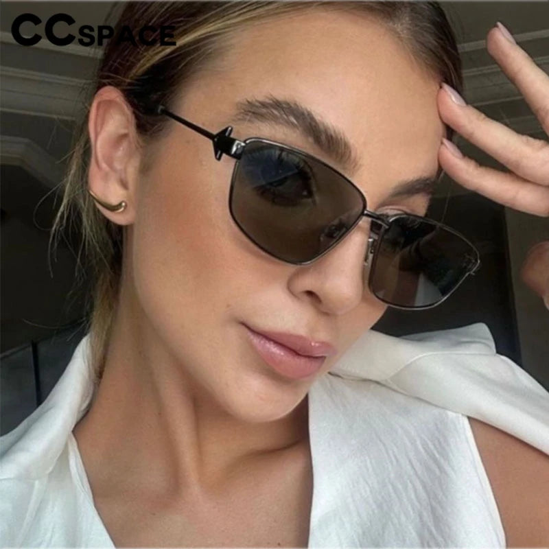 Fashion Luxury Female Metal Sunscreen Suneyeglass PARTY Sand Perform Gafas De Sol 300459