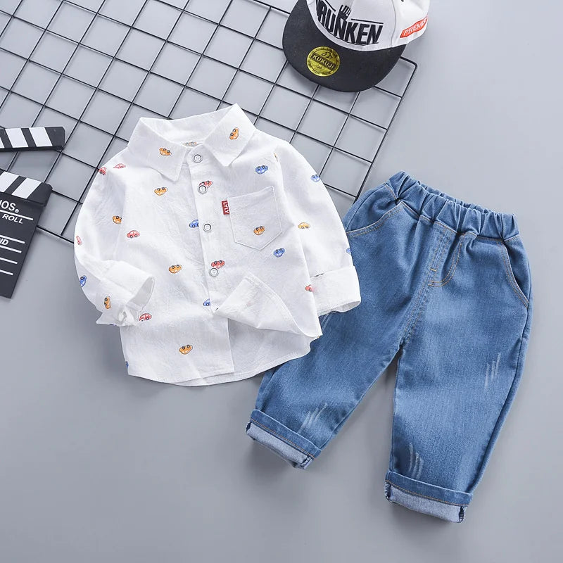 Shirt Pants 2Pcs/Sets Toddler Casual Costume Kids Tracksuits