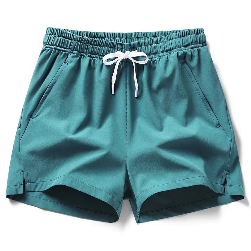 Gym Shorts Mens Sports Sweatpants Pockets Gym Casual Shorts Basic Lightweight Pants Running Jogging Beach Shorts Men Swimwear