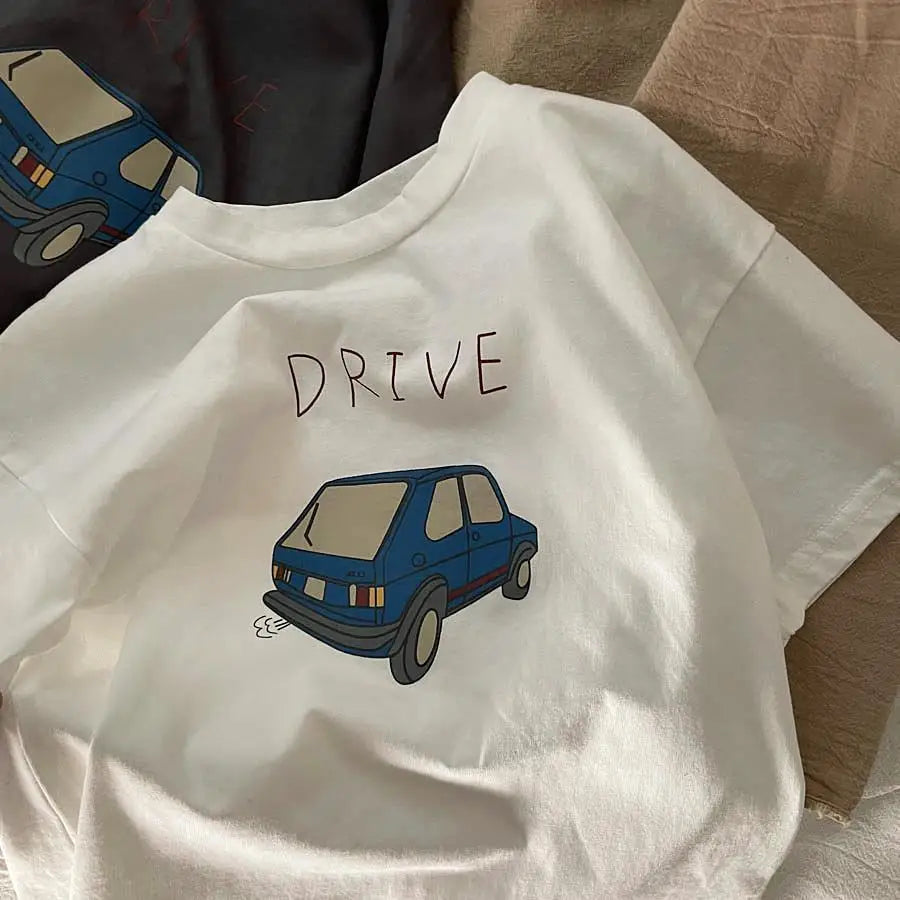 Solid Color Prnted Short Sleeve Tees Summer Clothing Boys Loose Casual O-neck T-shirts Children's Clothes Baby Boy T Shirts Tops