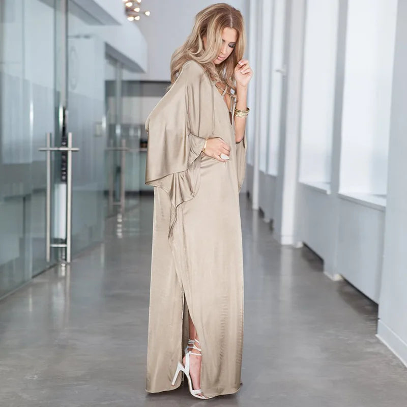 Women Turkish Kaftan Lightweight Long Cover Up Caftan Beach Wear Maxi Dress