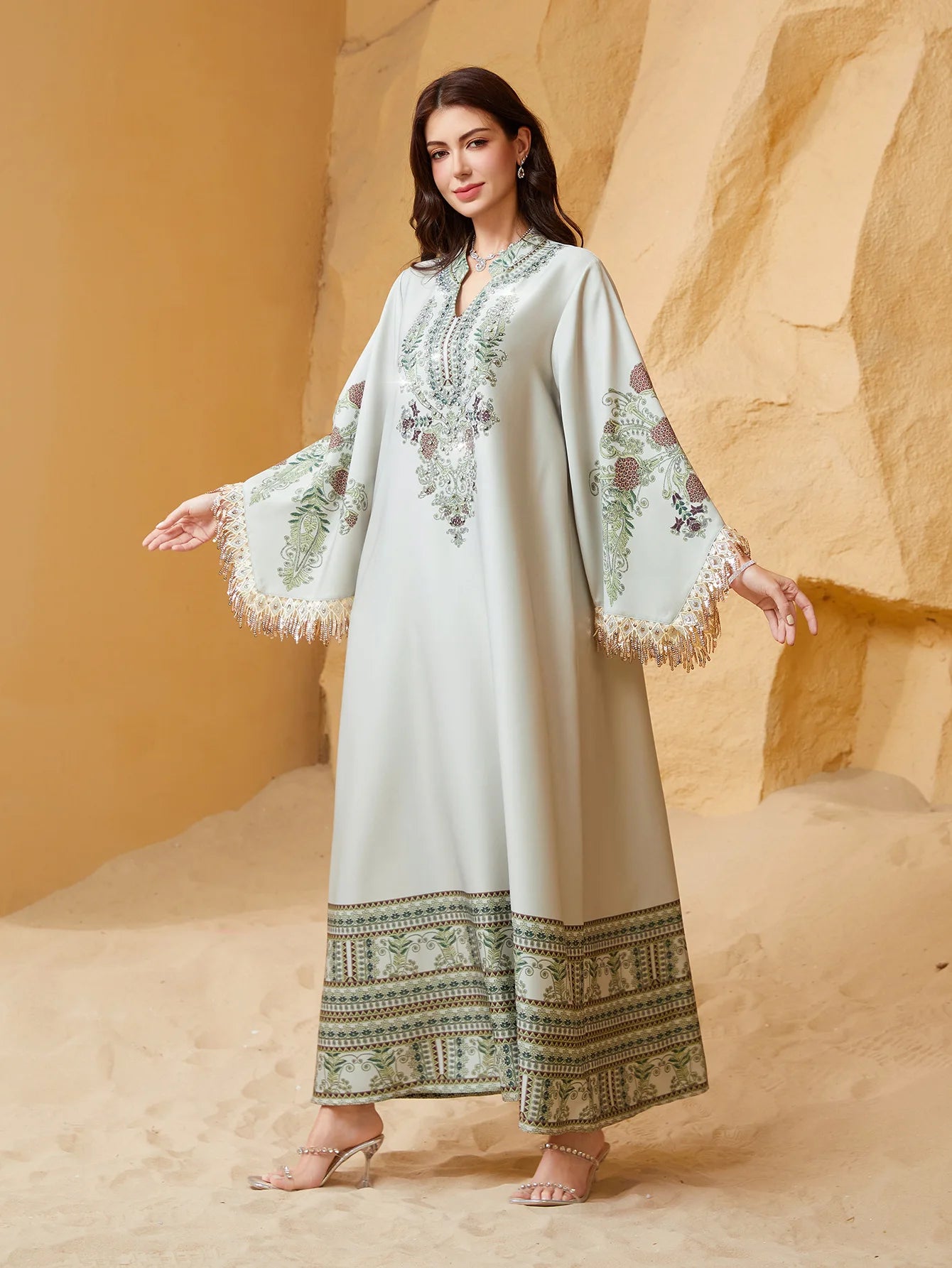 Abaya Women Muslim Kaftan Party Dresses PARIS COLLECTION