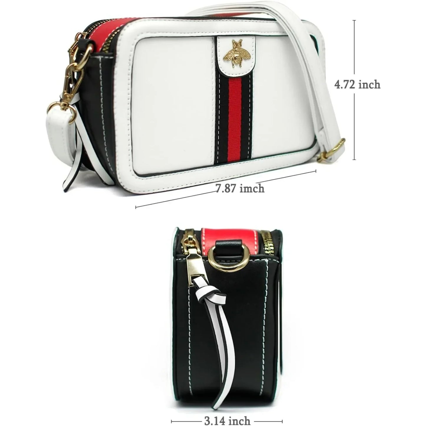 Luxury  Bags Small Bee Crossbody Purse for Women