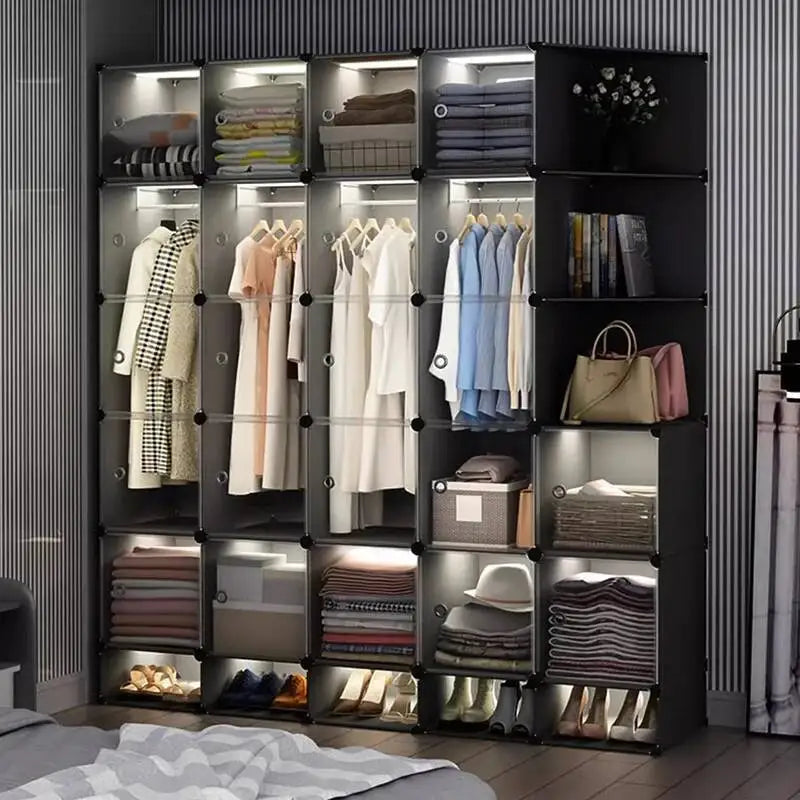 Storage Organizer Closet Simple Cube Door Makeup