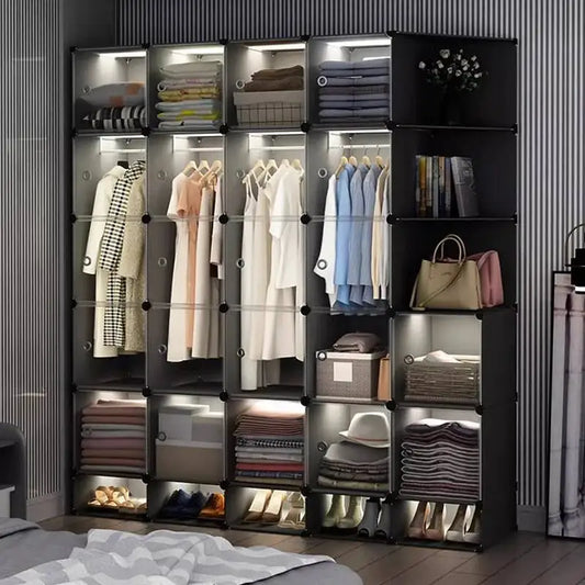 Storage Organizer Closet Simple Cube Door Makeup