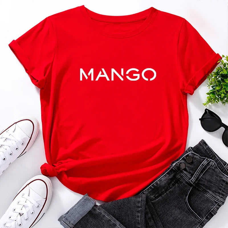 New Trend Woman Cotton T-shirt Spring Summer