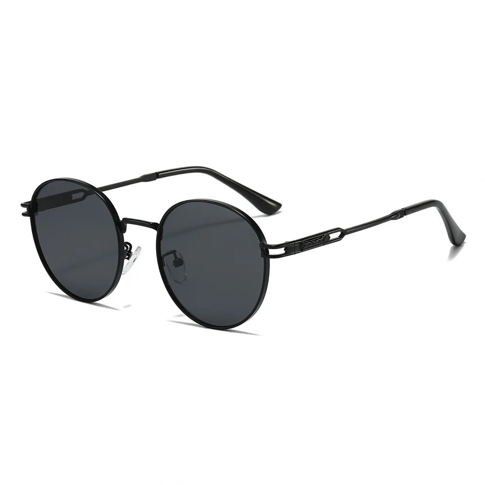 Fashion Classic Round Sunglasses For Women Sexy Small Metal Frame Sun Glasses Ladies Shades Trends Summer Unique Eyewear Men