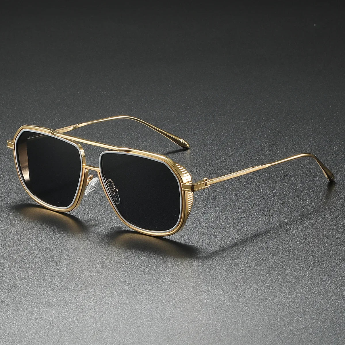 Ins Popular Unisex Pilot Frame Casual Gradient Trendy Sunglasses For Men Outdoor Driving Fishing Vacation Accessories