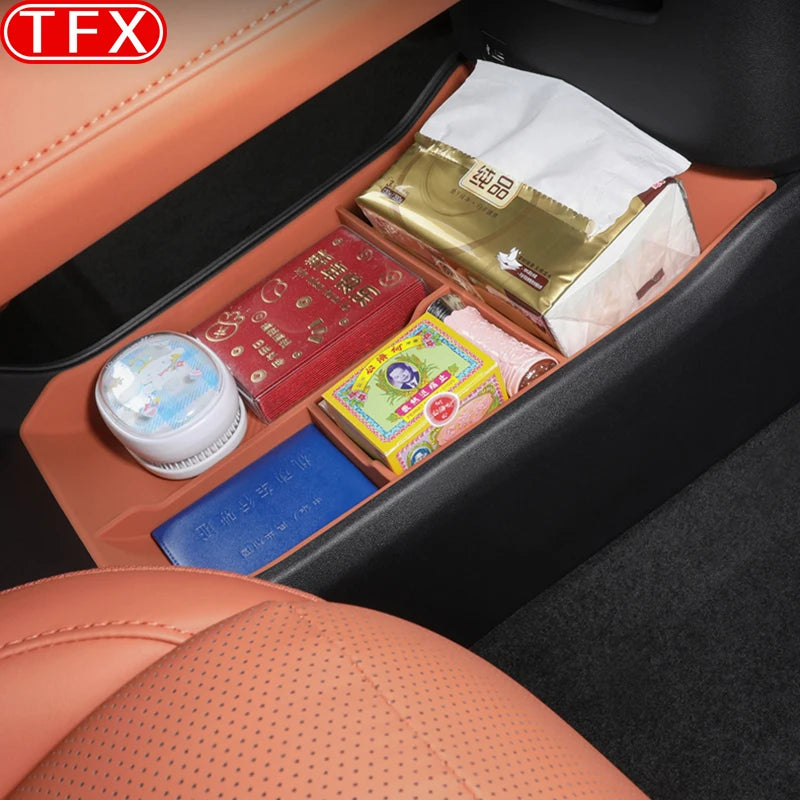 For Changan Deepal S05 2024-2026 Car Styling Central Control Lower Storage Box Partition Storage Box Storage Box Accessories