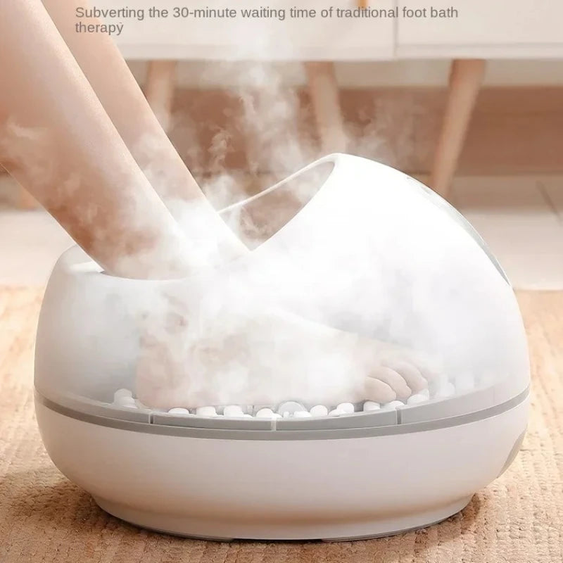 Ultrasonic Steam Basin Portable Design Fumigation Massage Foot Bath Innovative Thermal Cover Foot Spa Mom's Gift Foot Massagers