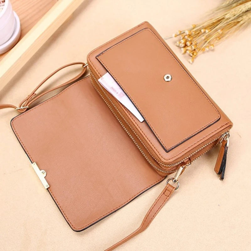 Women's Wallet  Handbag Multi Card Large Capacity Casual Shoulder Bag Mobile Phone Packet Fashion New Style