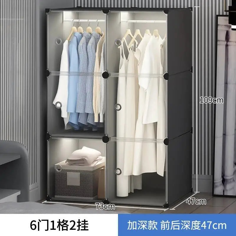 Storage Organizer Closet Simple Cube Door Makeup