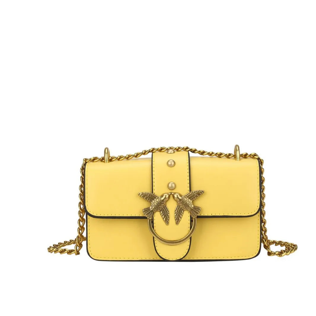 chaîne sac carré 2026 Unique petit sac à bandoulière haute qualité en cuir sac à main rétro