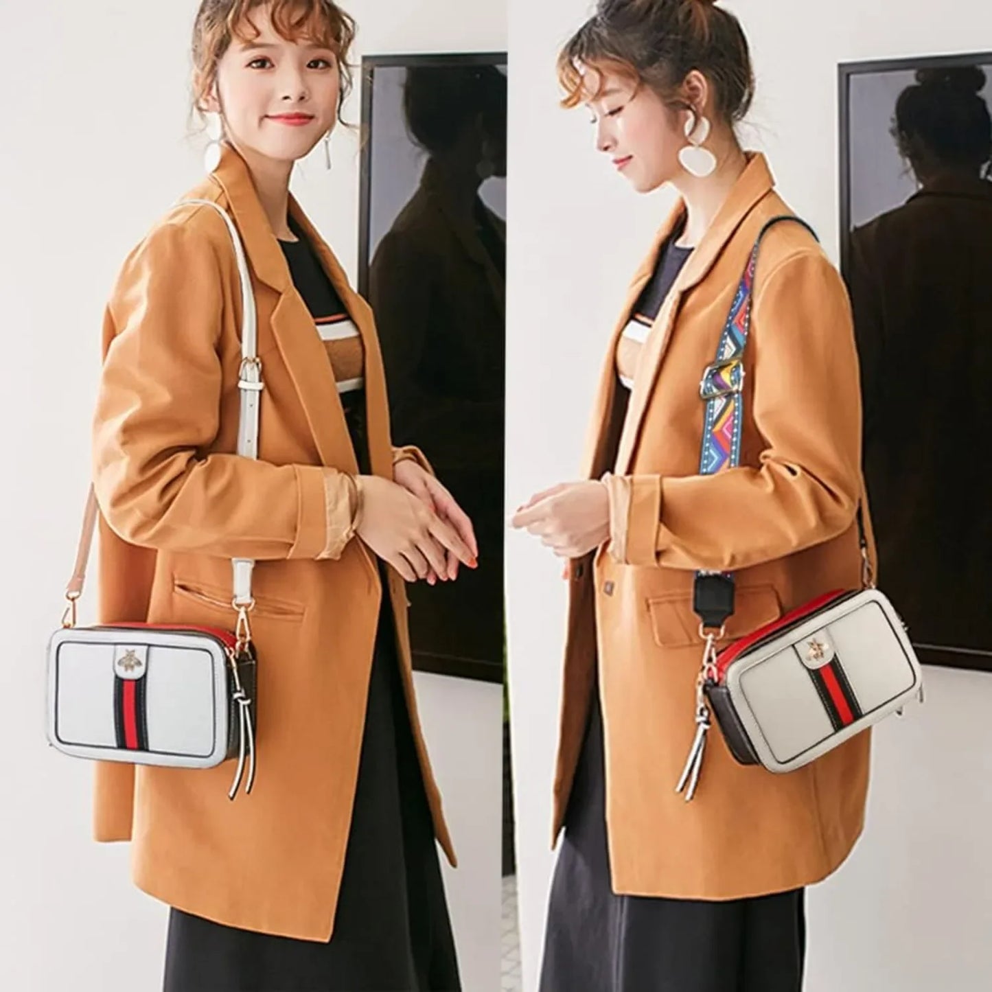 Luxury  Bags Small Bee Crossbody Purse for Women