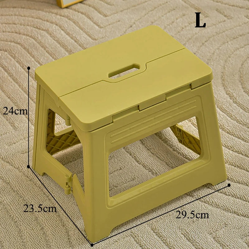 Folding Step Stool Lightweight Plastic Step Stool Foldable Step Stools