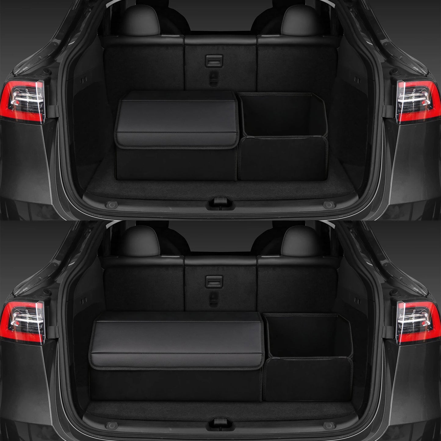 Car trunk storage box Big capacity  Auto Multifunctional suede car Folding For Emergency Storage Box