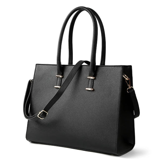 Women's Large Capacity Cross Pattern Handbag Guangzhou Shoulder Crossbody Laptop Briefcase