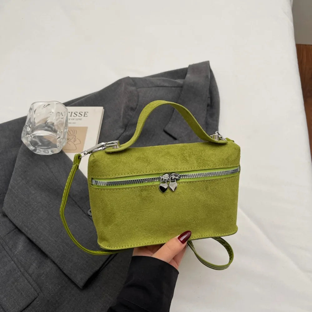 Durable PU Leather Crossbody Bag Versatile Large Capacity Handbag Casual Messenger Bags Women