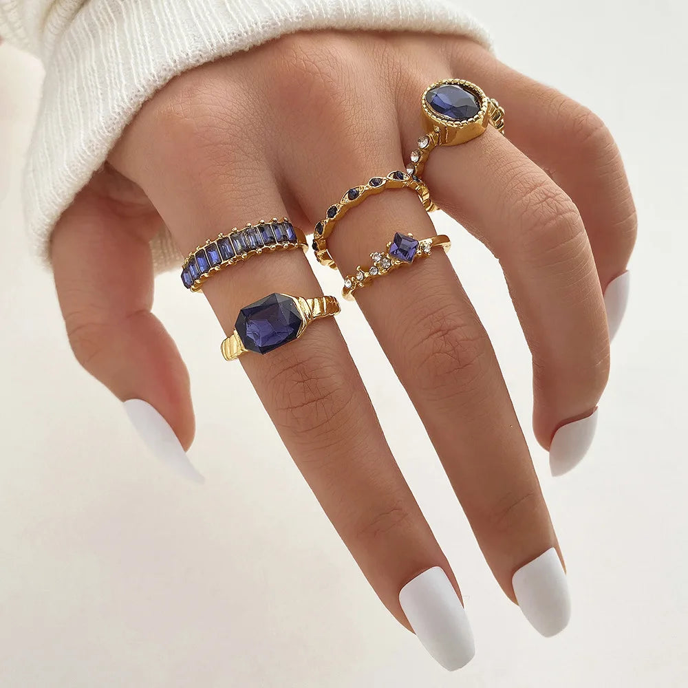 11 Pcs/Set Olive Branch Leaf Rings Set for Women Combination Creative Joint Ring Fashion Party Jewelry Gift