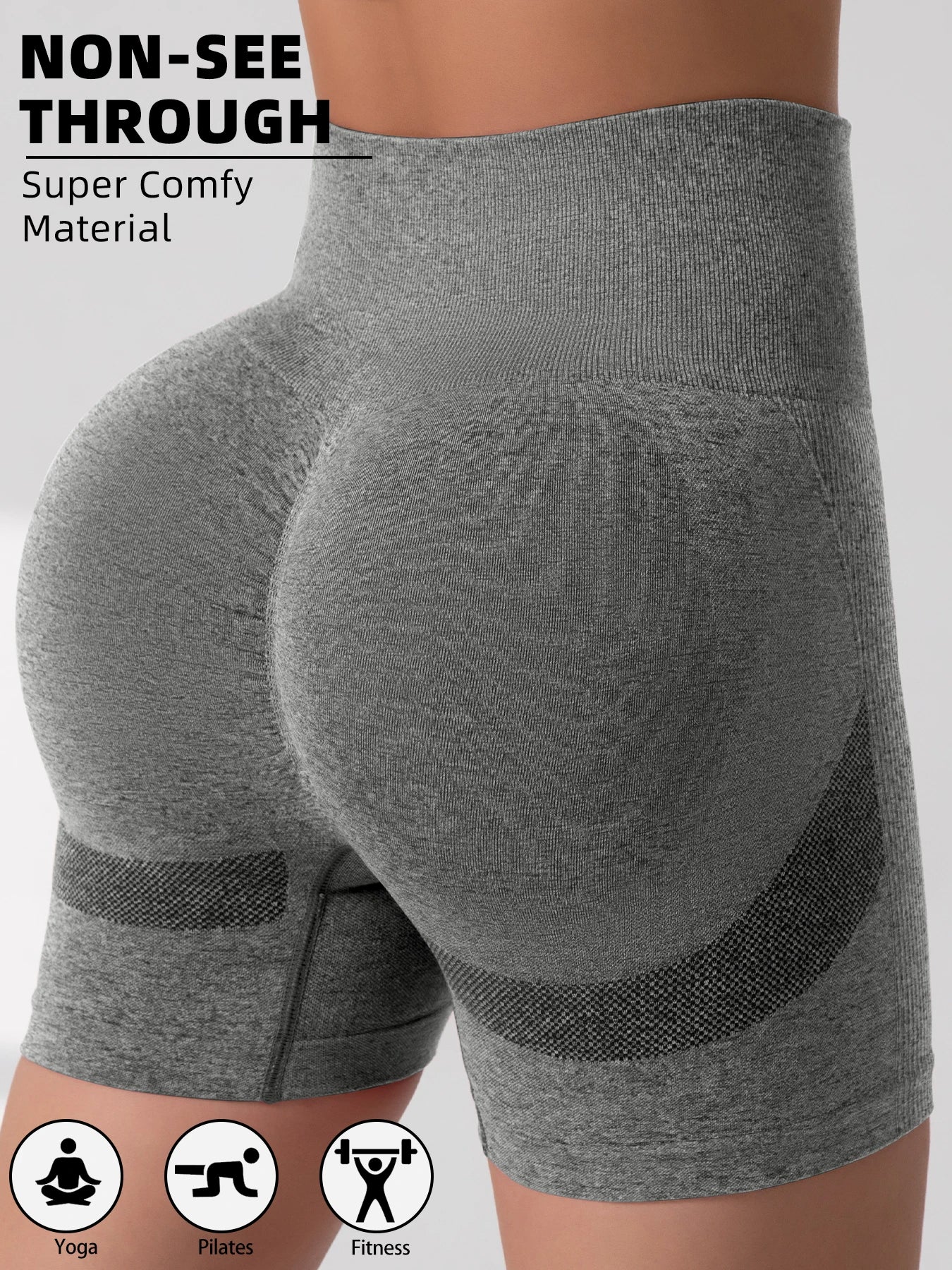 Women Cycling Jogging Fitness High Waist Push Up Gym Shorts Leggings Women Yoga Clothing Women Sports Shorts