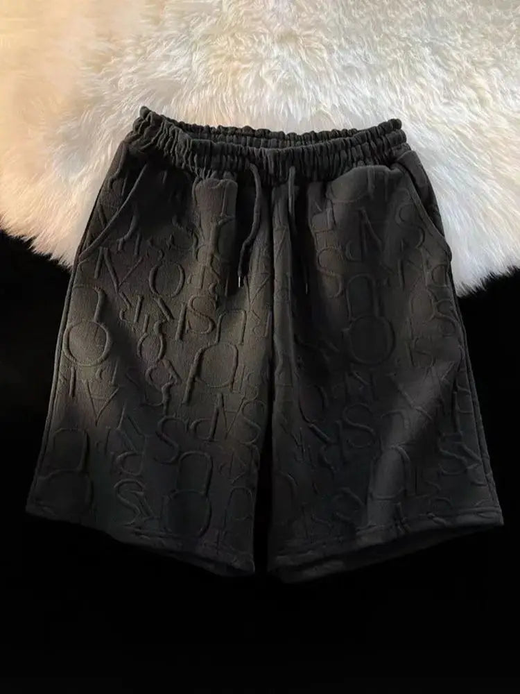 Waffle Casual Shorts Men