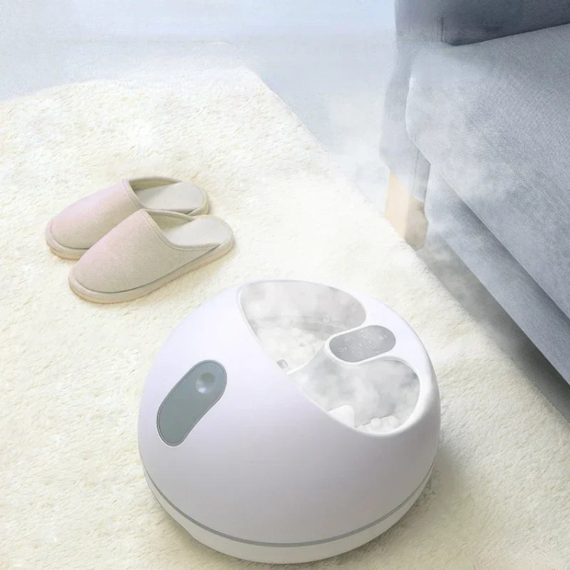 Ultrasonic Steam Basin Portable Design Fumigation Massage Foot Bath Innovative Thermal Cover Foot Spa Mom's Gift Foot Massagers