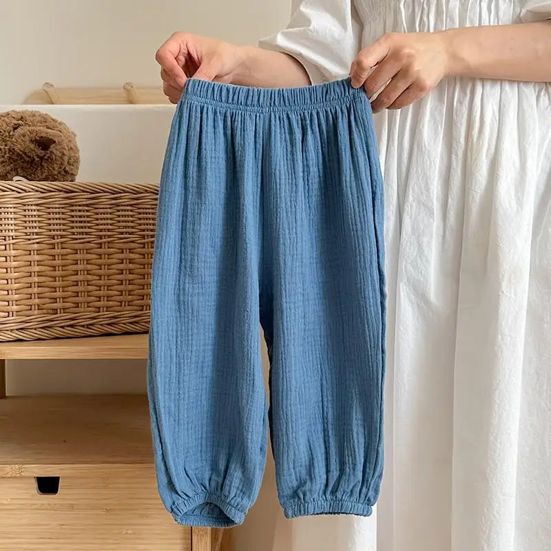 Solid Color Simple Children's Pants Summer Clothing