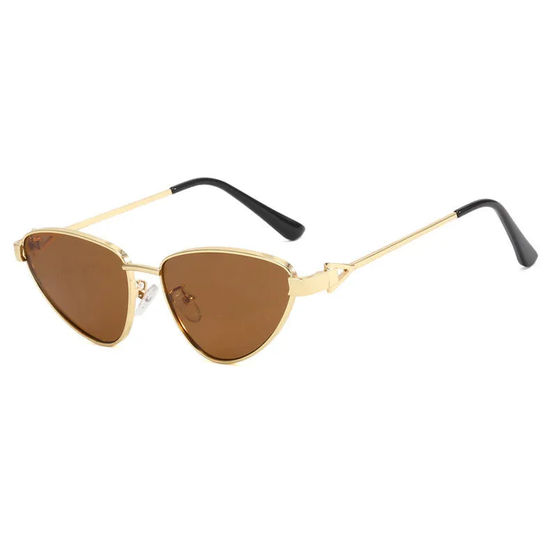 Fashion Luxury Female Metal Sunscreen Suneyeglass PARTY Sand Perform Gafas De Sol 300459