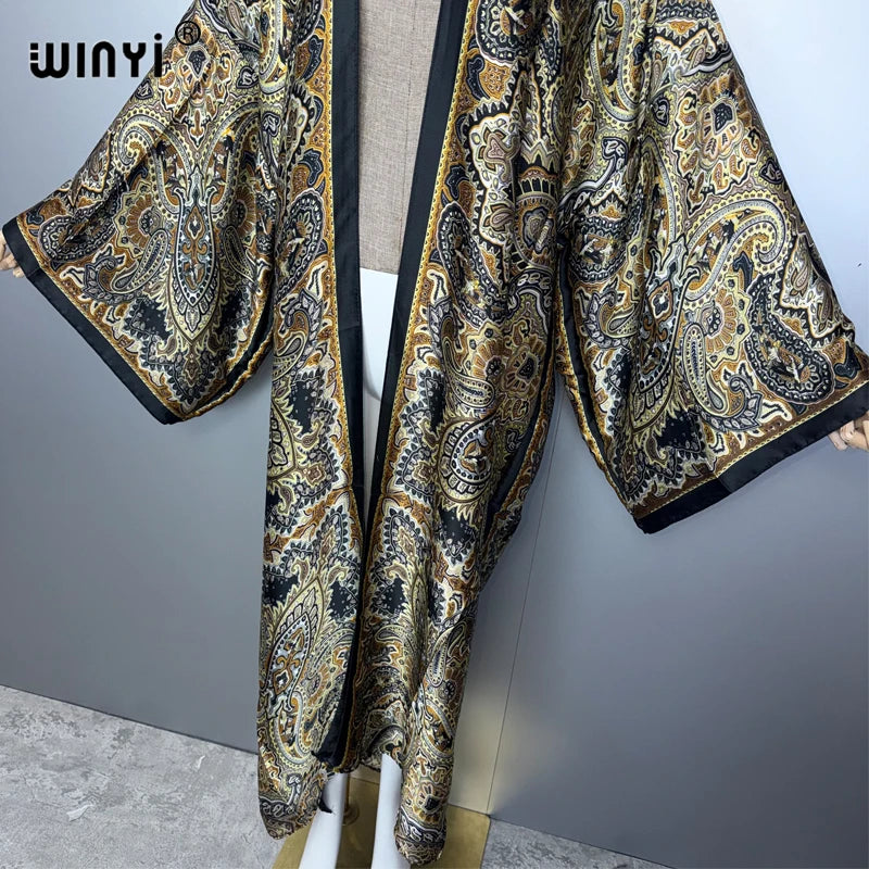 WINYI kimono summer woman clothing dresses