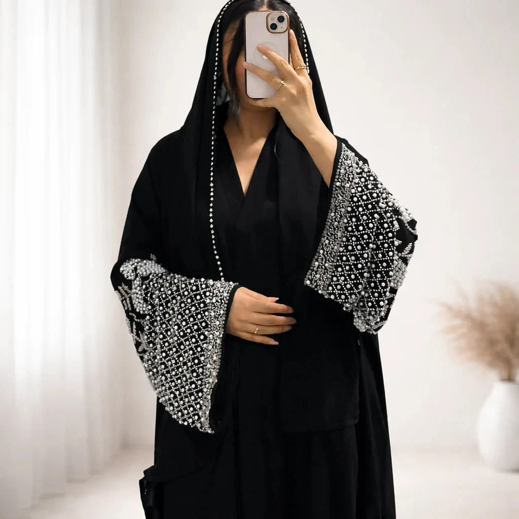 Eid Abaya Women Dress Kaftan Diamond Beading Jalabiya Party Muslim Dubai Vestidos Largo Ramadan Morocco Caftan Robe Abayas 2026