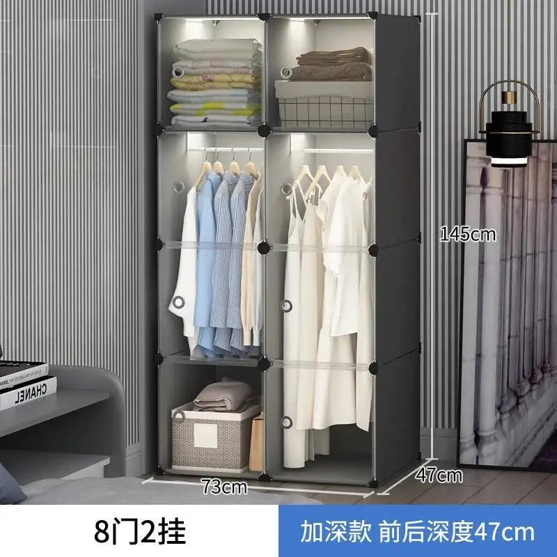 Storage Organizer Closet Simple Cube Door Makeup